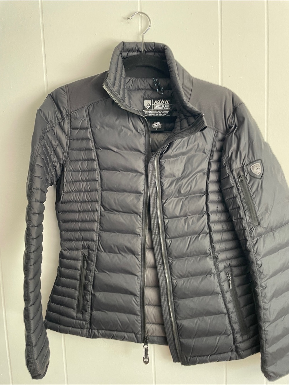 KUHL Women's Quilted Lightweight Puffer Jacket in Black